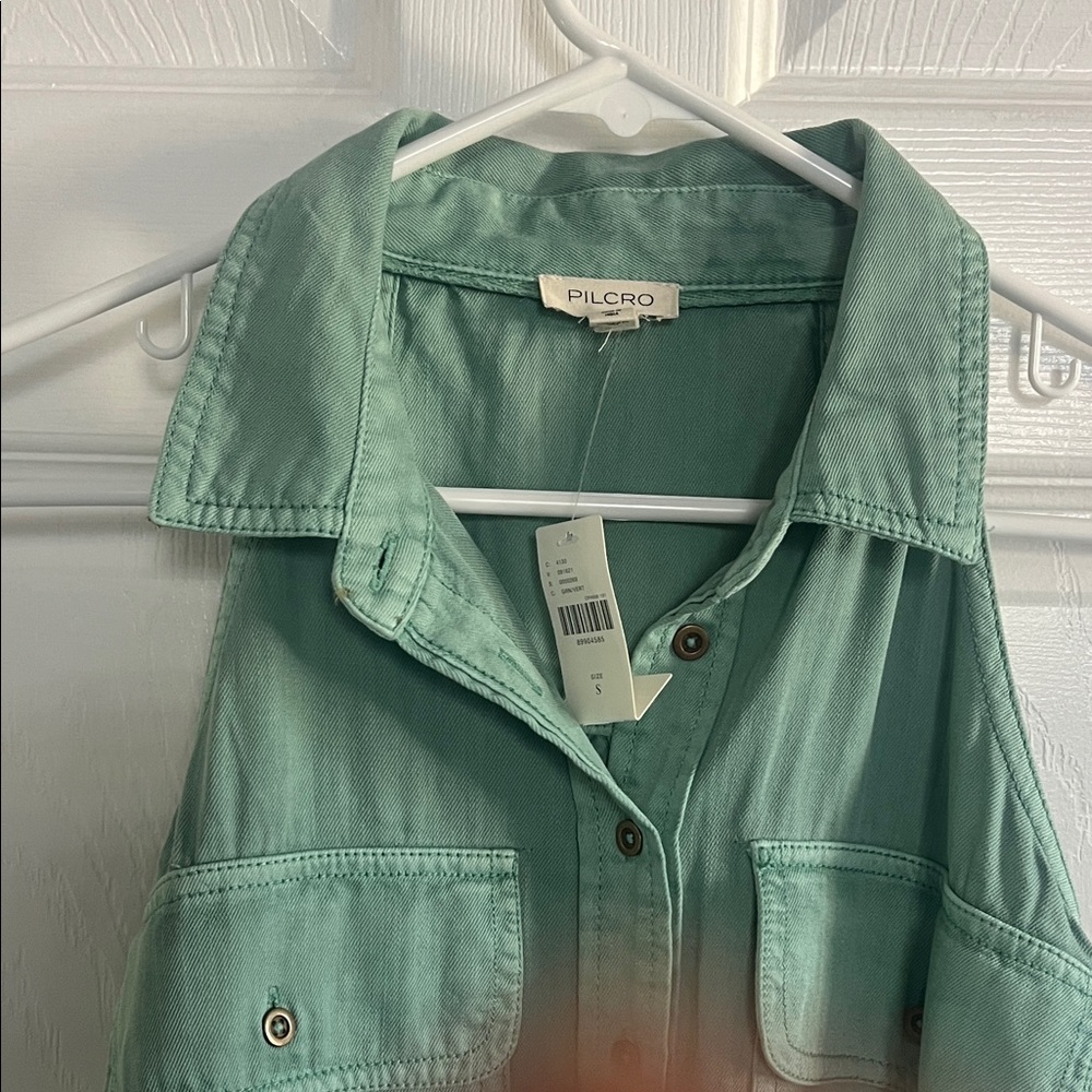 Pilcro Mint Sleeveless dress
